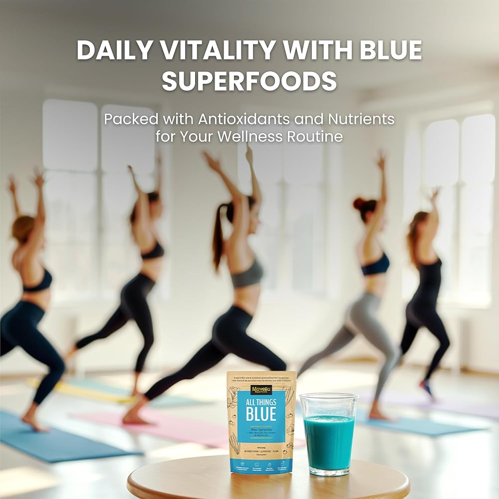 Mavella Blue Spirulina Powder with Butterfly Pea Flower - 100g - image 4