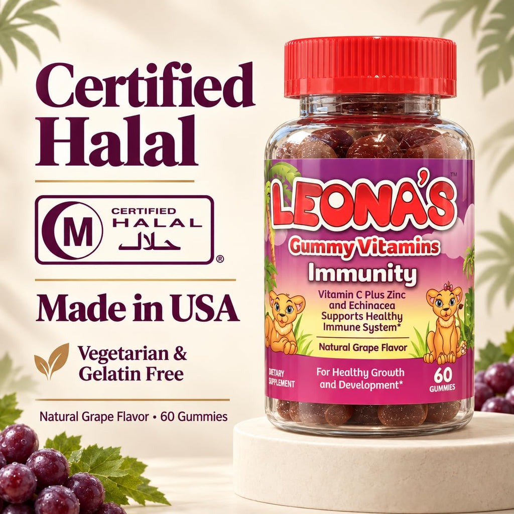 LEONA'S Immunity Gummies for Kids, Natural Grape Flavor - 60 Count - image 6