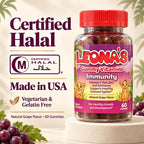 LEONA'S Immunity Gummies for Kids, Natural Grape Flavor - 60 Count - image 6