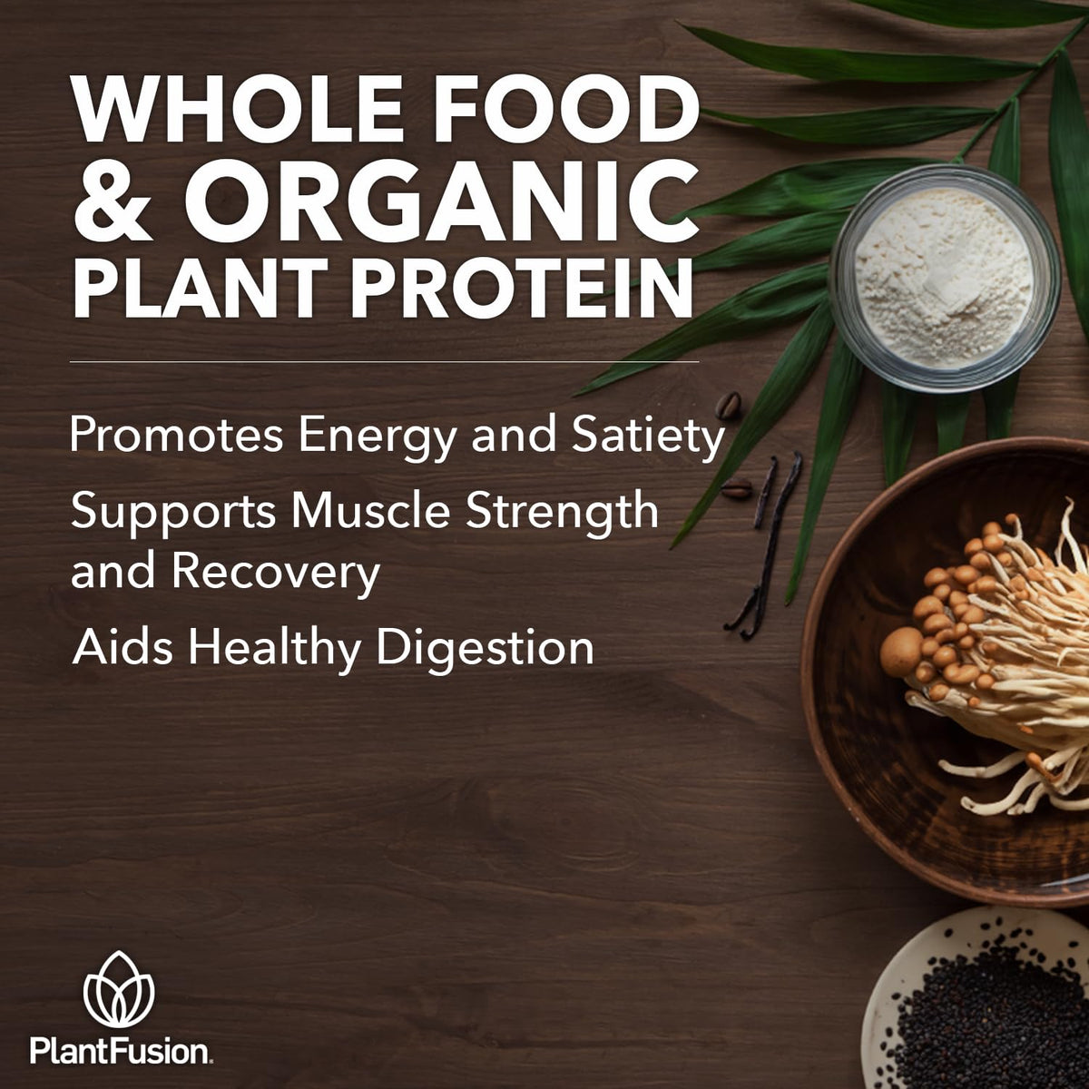 SOTRU Organic Vegan Protein Powder - Whole Food