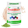 FastBlast Organic Super Greens Powder with Probiotics - 180g