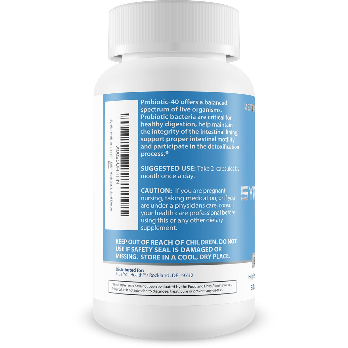 Keto Boss Symbi-Probiotic 365 Probiotic Gut Support - 60 Capsules - image 3