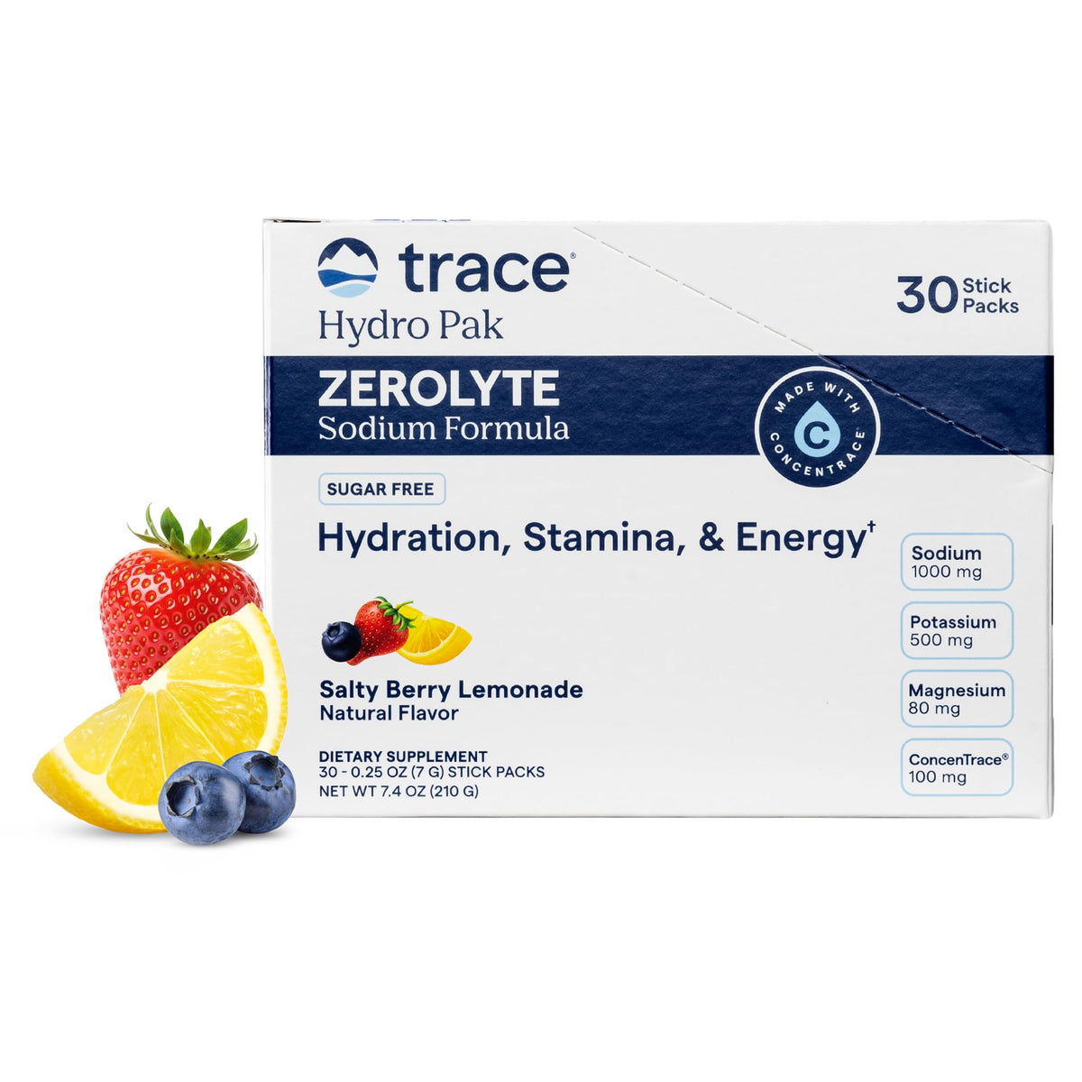 Trace Minerals ZeroLyte Electrolyte Powder Mix