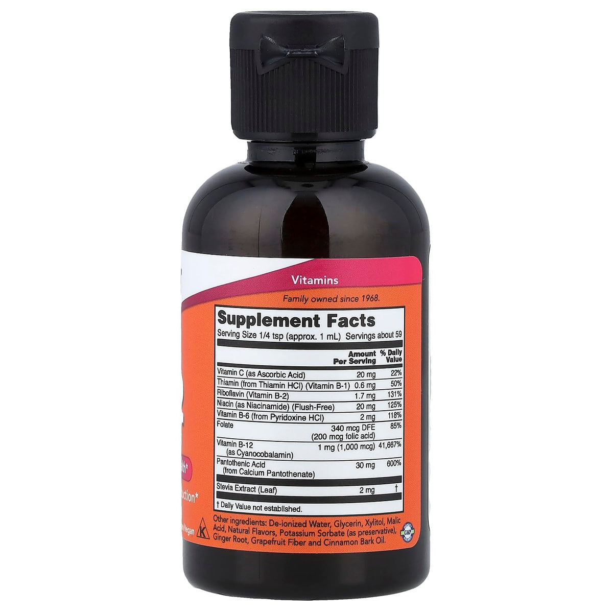 Now Foods Liquid B-12 B Complex - 2 fl oz - image 2
