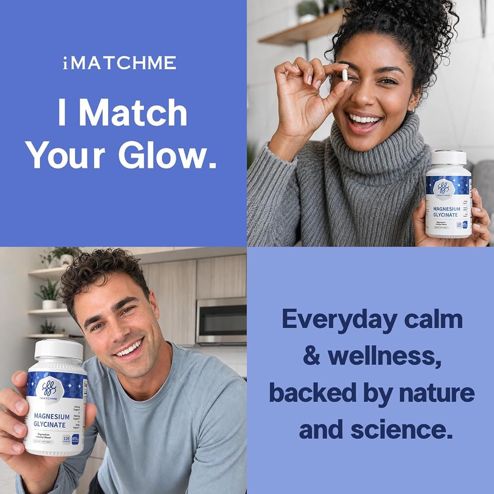 iMATCHME Magnesium Glycinate 850mg Capsules