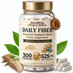 Fusion Shop Store Daily Fiber Psyllium Husk Capsules - 300 Count