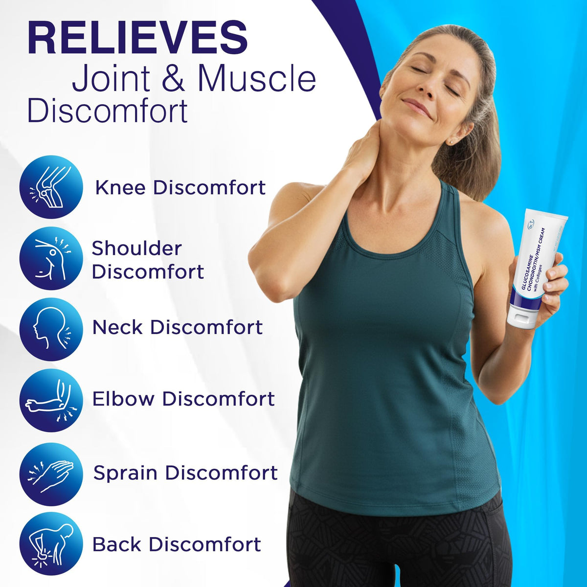 Dr. T Glucosamine Chondroitin Cream with MSM & Collagen - 120g - image 6