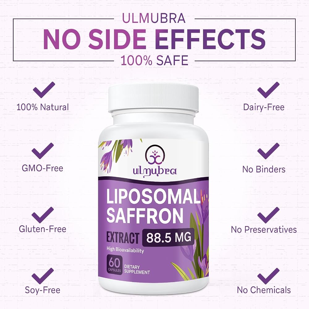 Ulmubra Liposomal Saffron Supplements 88.5 mg