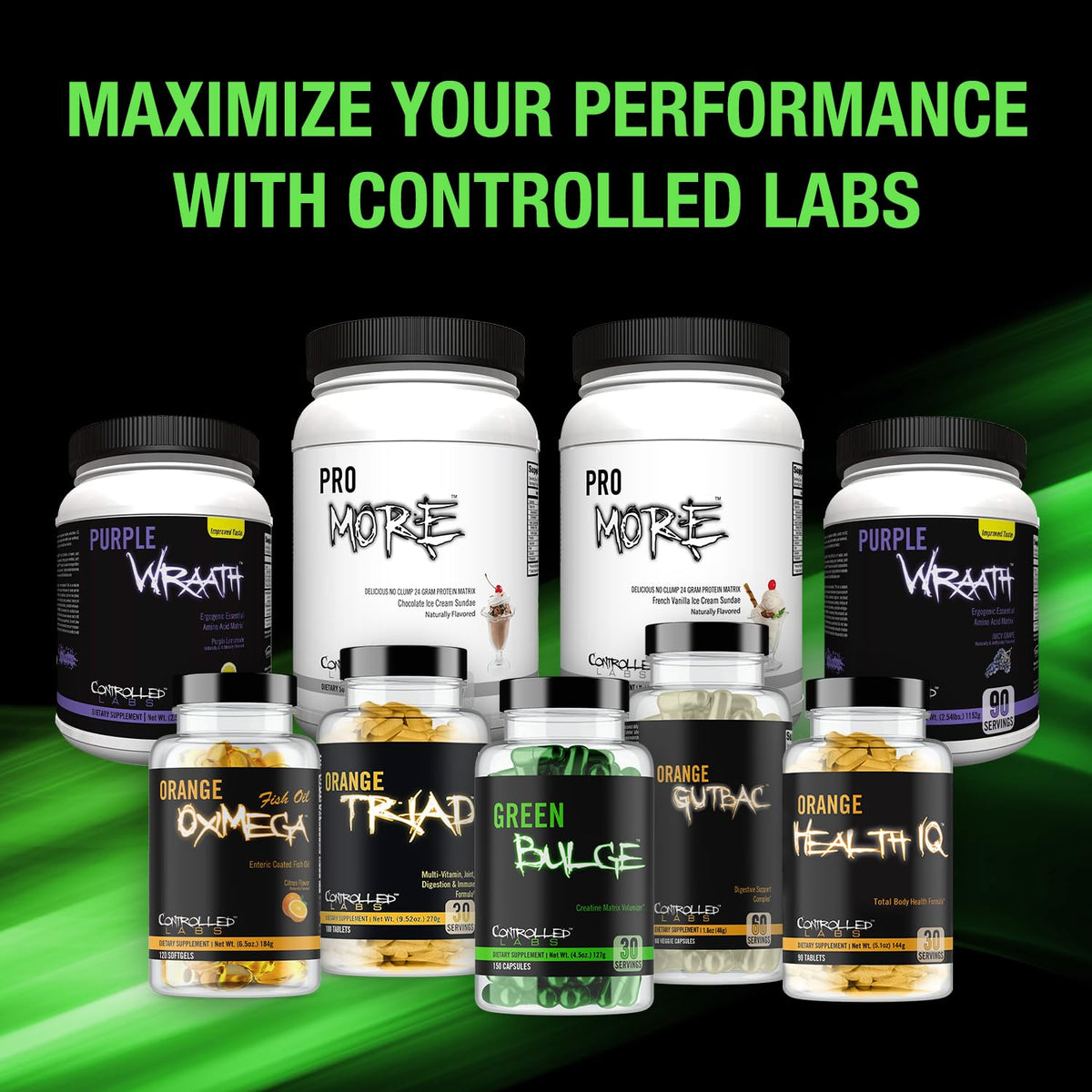 CONTROLLED LABS Green Bulge Creatine Matrix - 150 Capsules - image 5