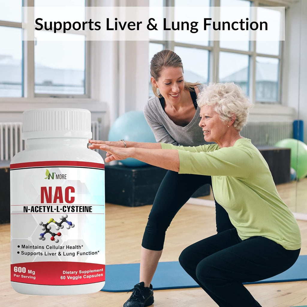 N'More Pure NAC 600mg - 60 Vegetarian Capsules - image 6