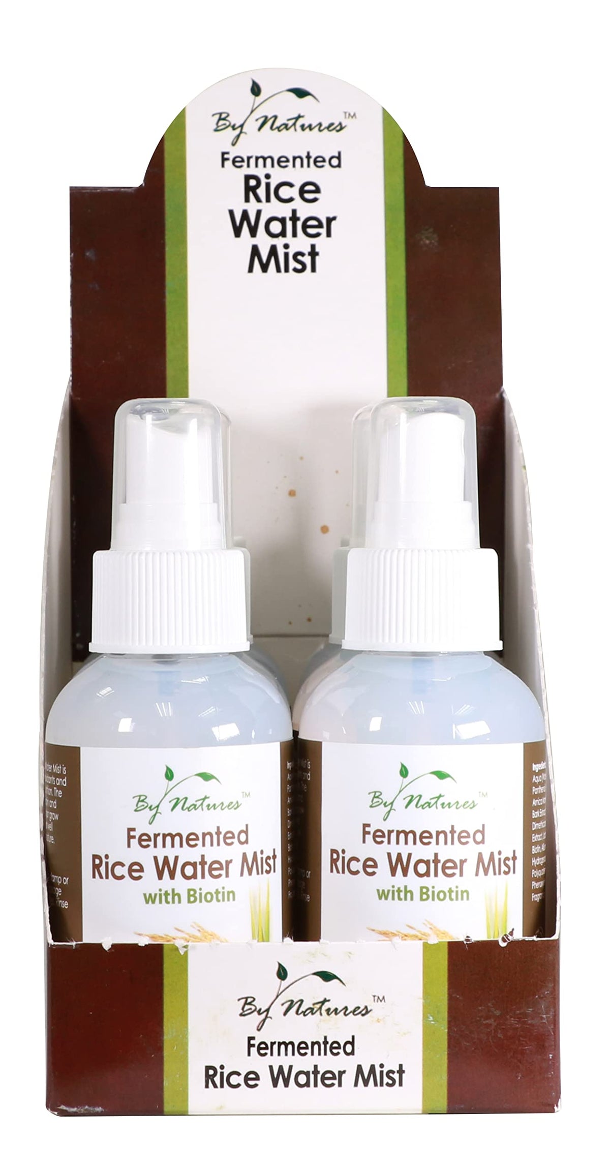 By Natures Fermented Rice Water Mist with Biotin - 3.4 oz (Pack of 3)