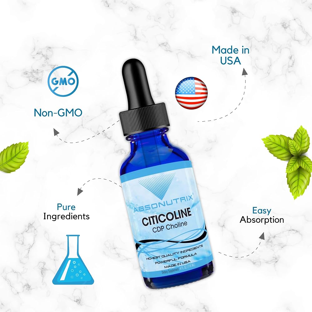 Absonutrix Citicoline 590 mg Liquid - 200 Servings - image 7