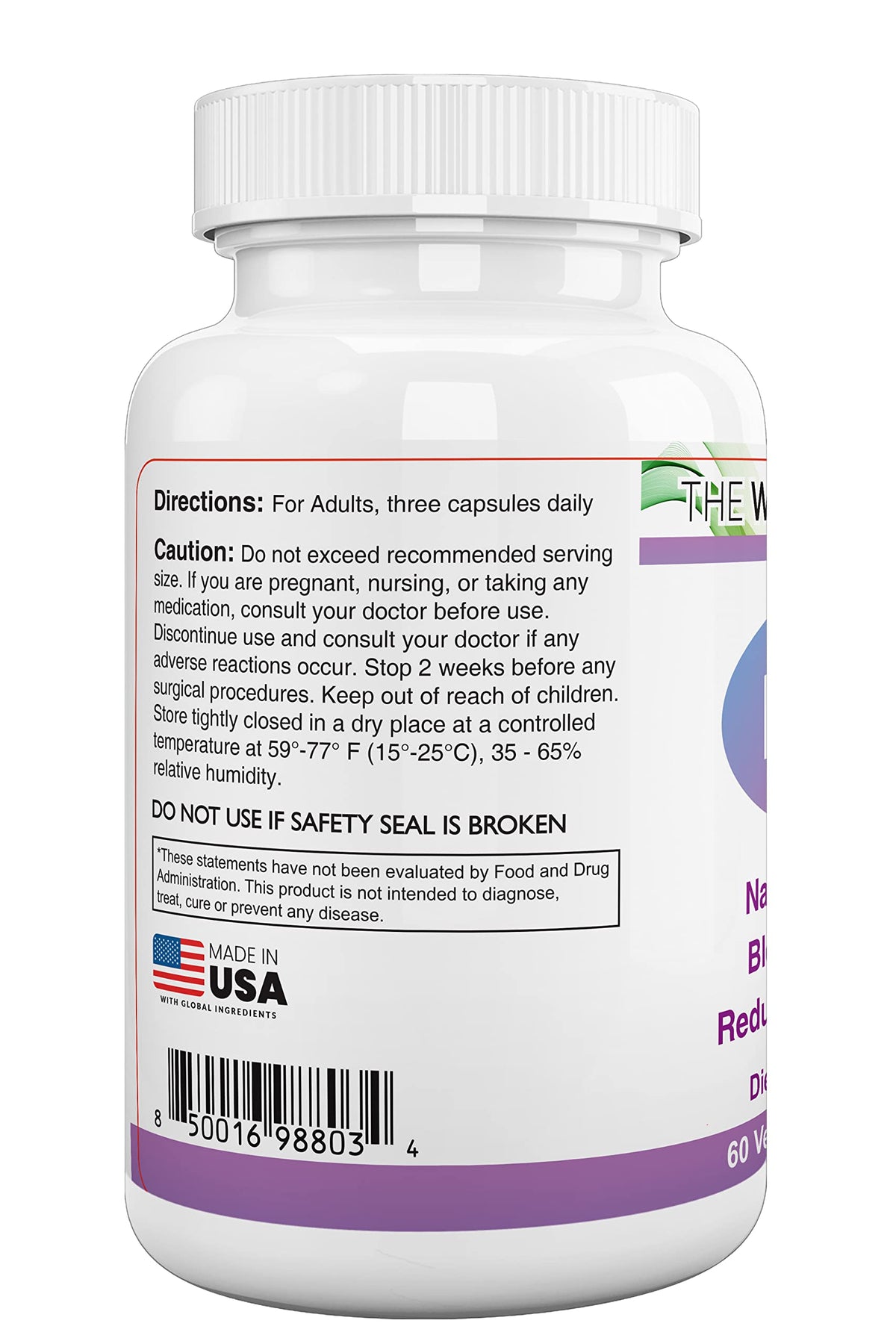 Spectra Vitamins Relax Support Supplement - 60 Capsules - image 2