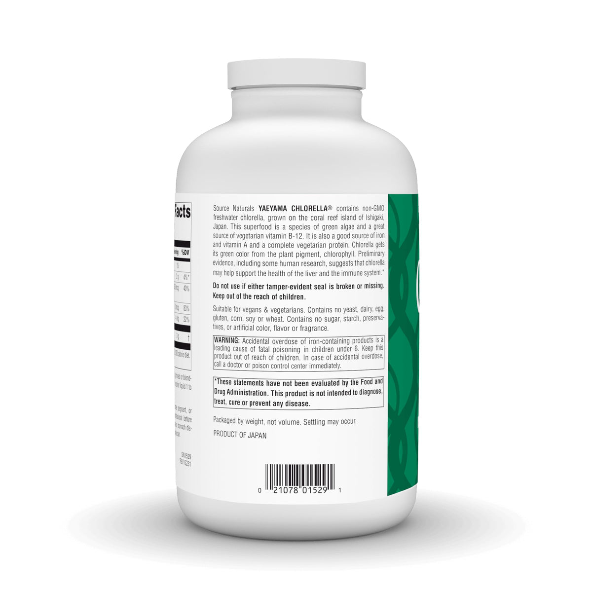 Source Naturals Chlorella from Yaeyama Powder