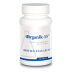 BIOTICS RESEARCH Organik-15 300mg Methyl Donors - 180 Tablets