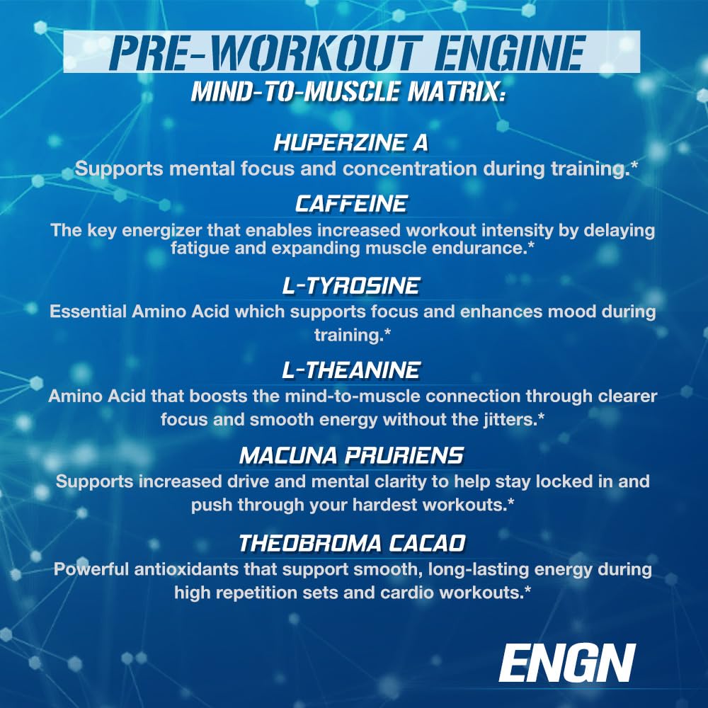 Evlution EVL Intense Pre Workout with Creatine - ENGN Energizing Pre