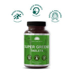SAPTAMVEDA Natural Supergreen Multivitamin - 120 Tablets - image 2