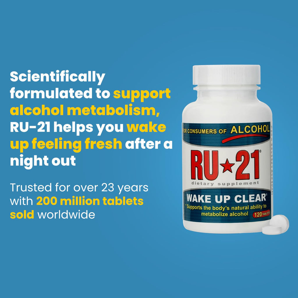 RU-21 Wake UP Clear, 4 Tablets