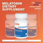 Rugby Melatonin 5mg Tablets - 90 Count - image 3