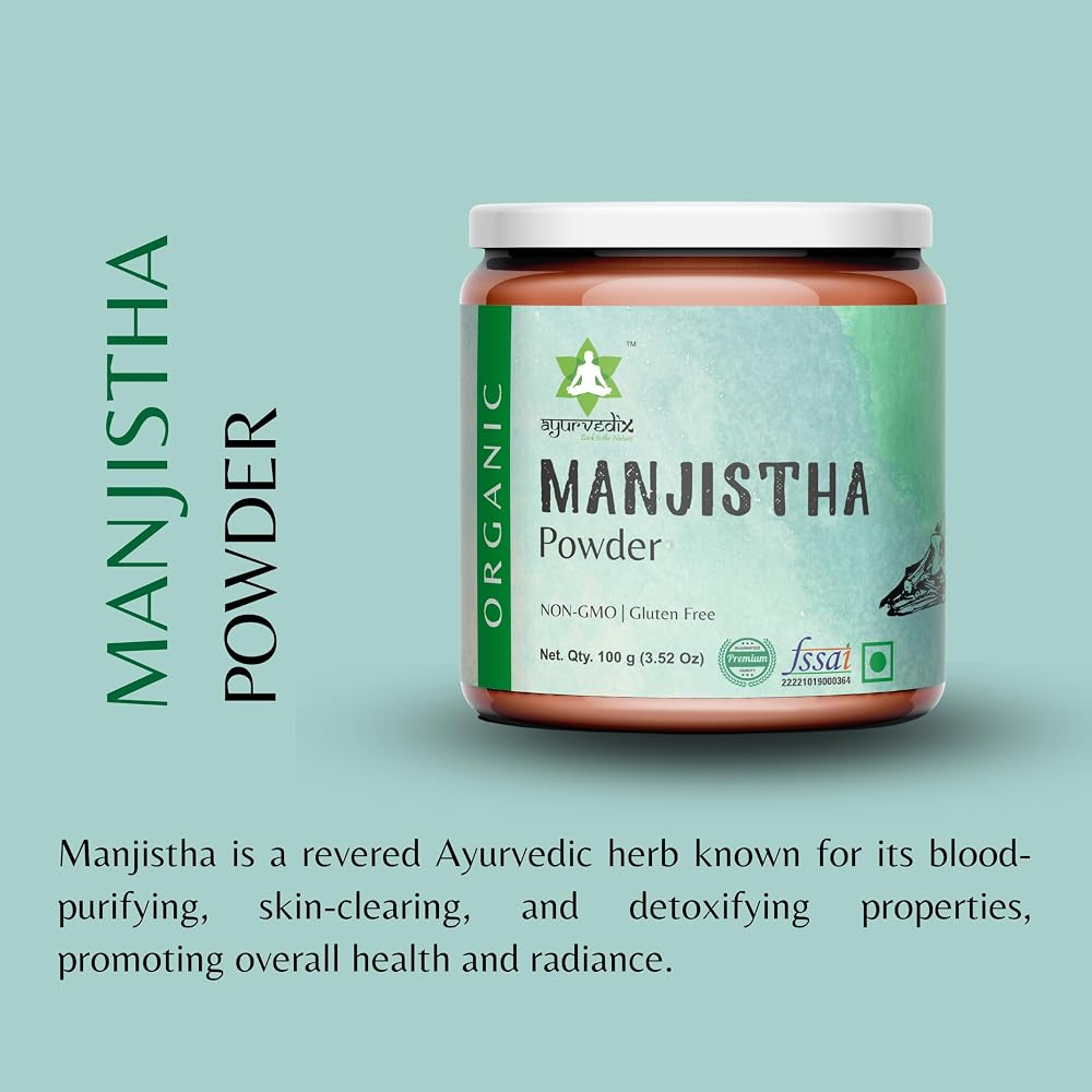 ayurvedix Organic Manjistha Powder for Skin Health - image 4