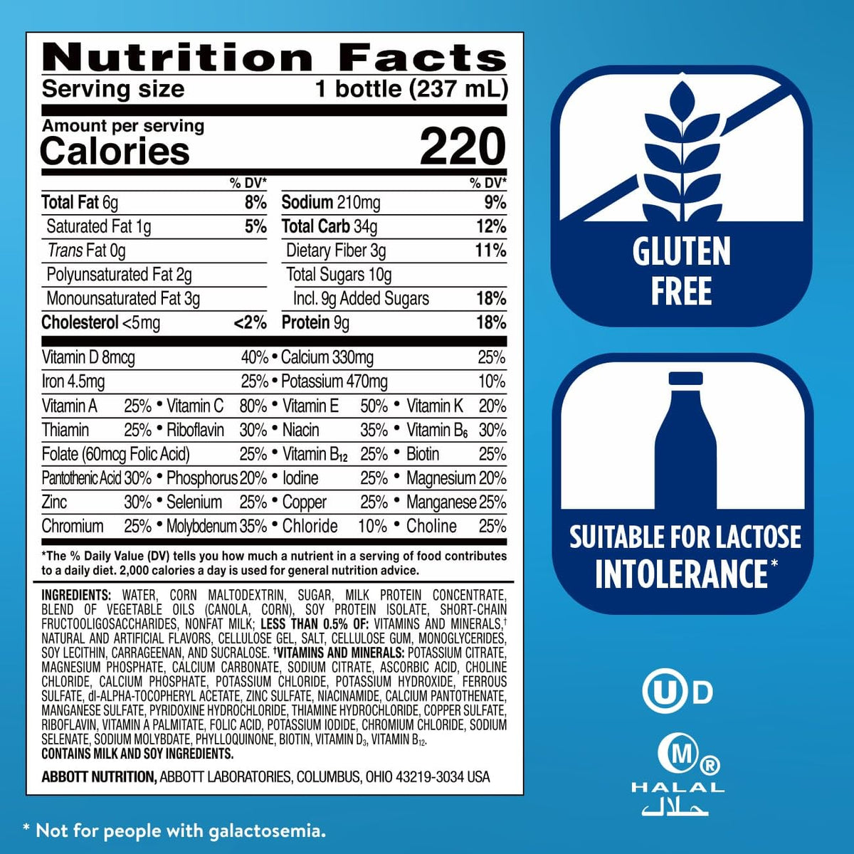 Ensure Original Vanilla Nutrition Shake with Fiber - 24 Pack - image 5
