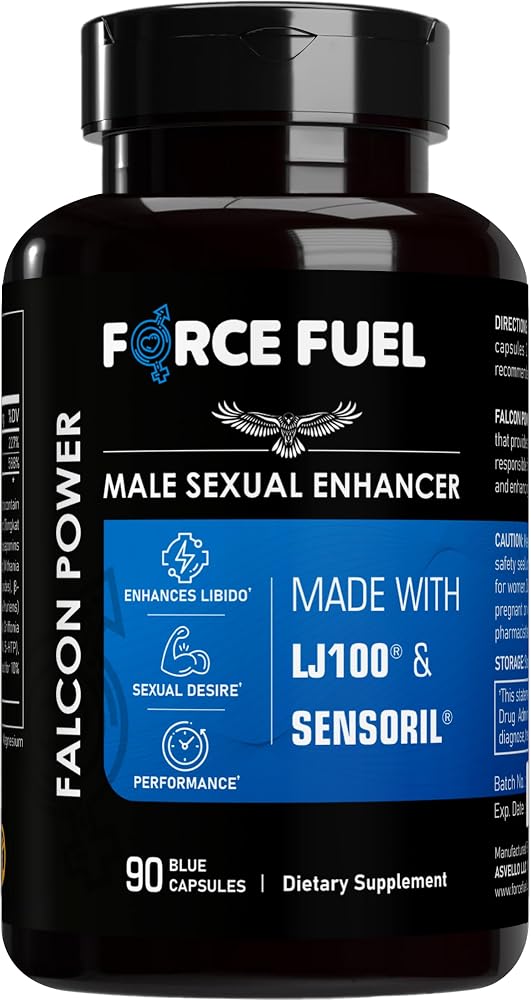 Force Fuel Falcon Power Herbal Supplement for Men - 90 Capsules