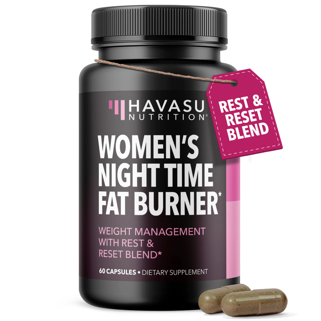 HAVASU NUTRITION Night Time Fat Burner Capsules for Women