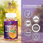Nature's Nutrition Omega 369 Gummies - Vegan Triple Omega 3