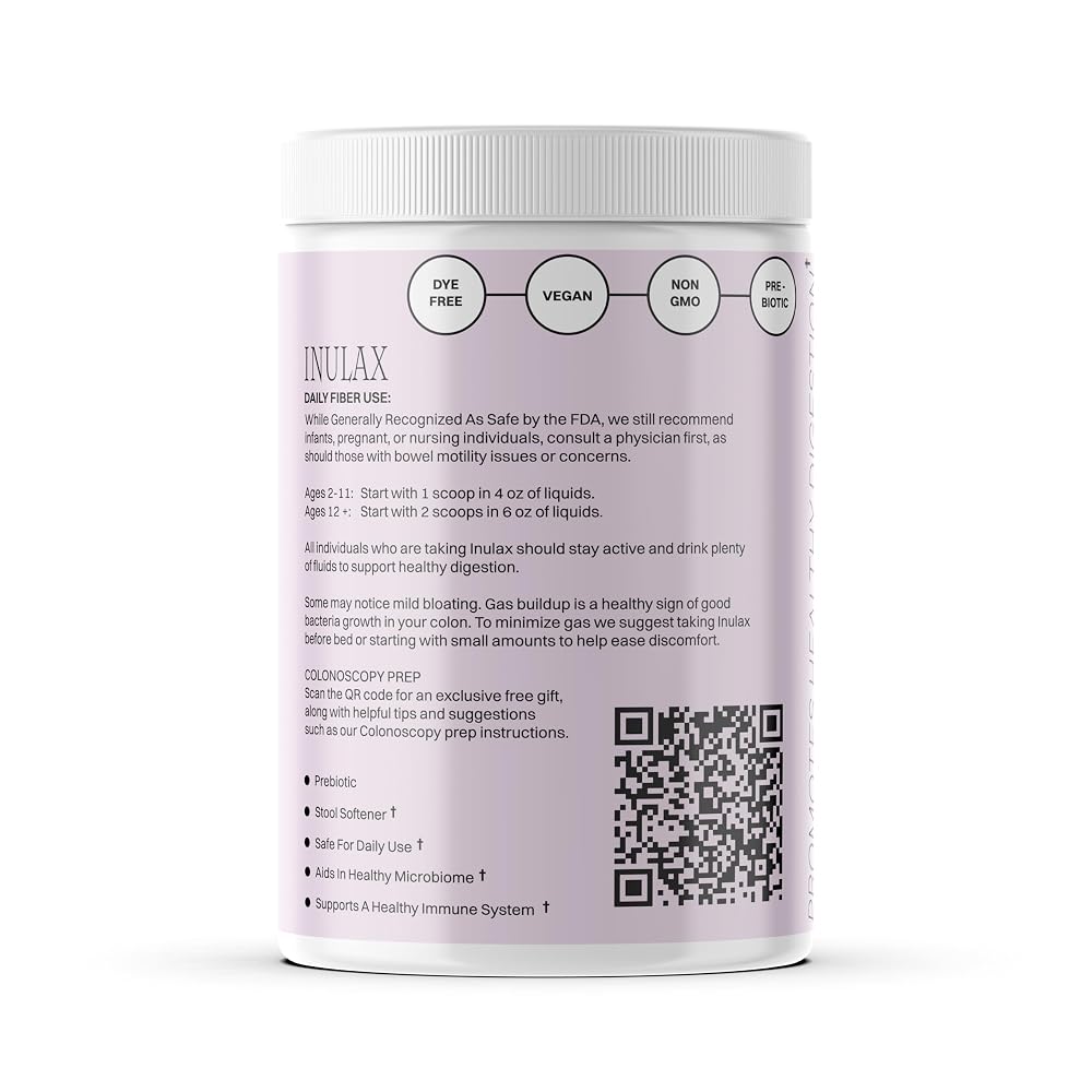 Inulax All-Natural Plant Based Fiber Supplement