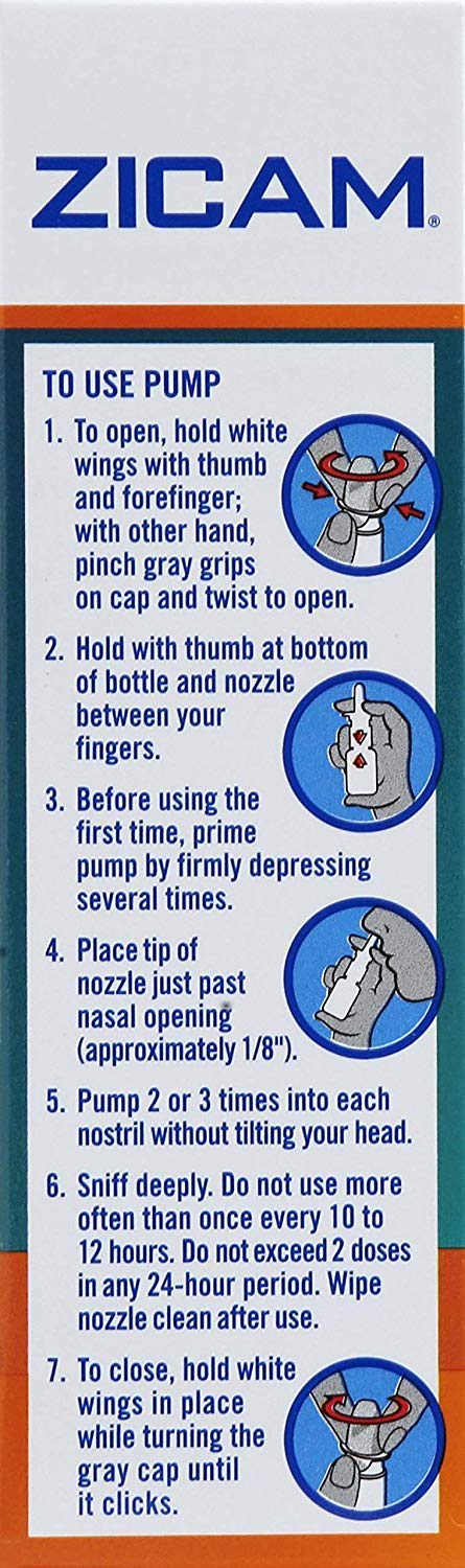 Zicam Intense Sinus Relief No-Drip Nasal Spray - 2 Pack - image 2