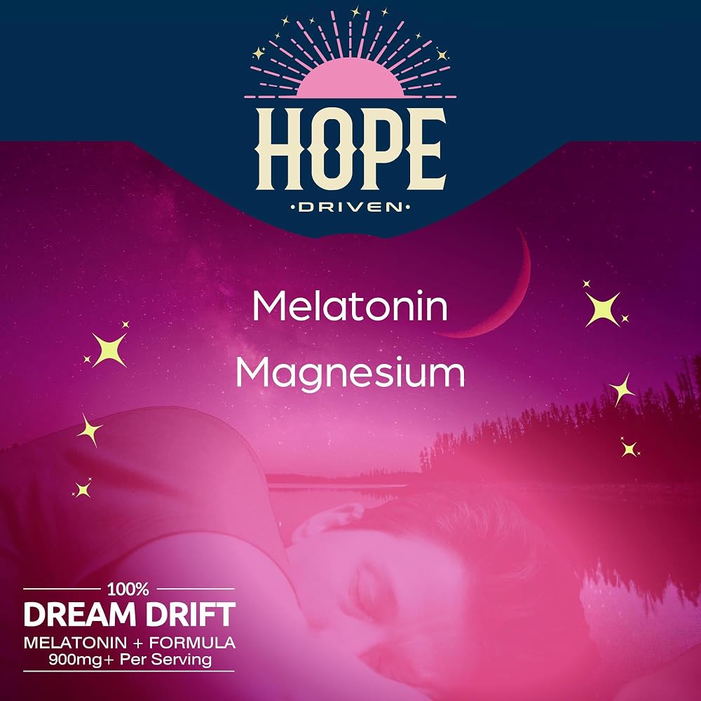 Hope Driven Dream Drift Melatonin+ Sleep Aid - 60 Capsules - image 3