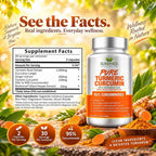 Sundhed Natural Pure Turmeric Curcumin Capsules - 60 Capsules - image 2