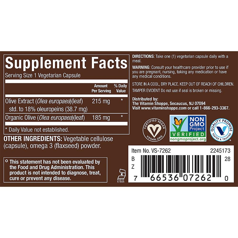 plnt Olive Leaf Full Spectrum Immune Support - 60 Vegetarian Capsules - image 3