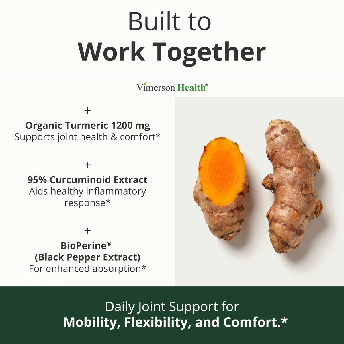 Vimerson Health Turmeric Curcumin with Black Pepper - 60 Capsules - image 4