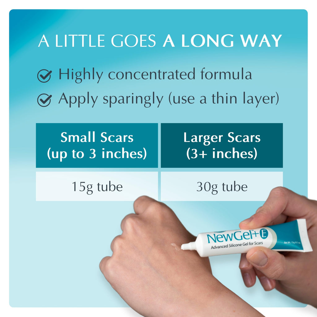 MyNewGel NewGel+ Medical-Grade Silicone Scar Gel with Vitamin E - 0.5 oz - image 5