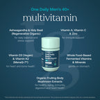 True Grace Men's 40+ One Daily Multivitamin Fermented Minerals