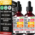 NUSAVA Vitamin B12 Liquid Drops 5000mcg - B12 Sublingual with B6