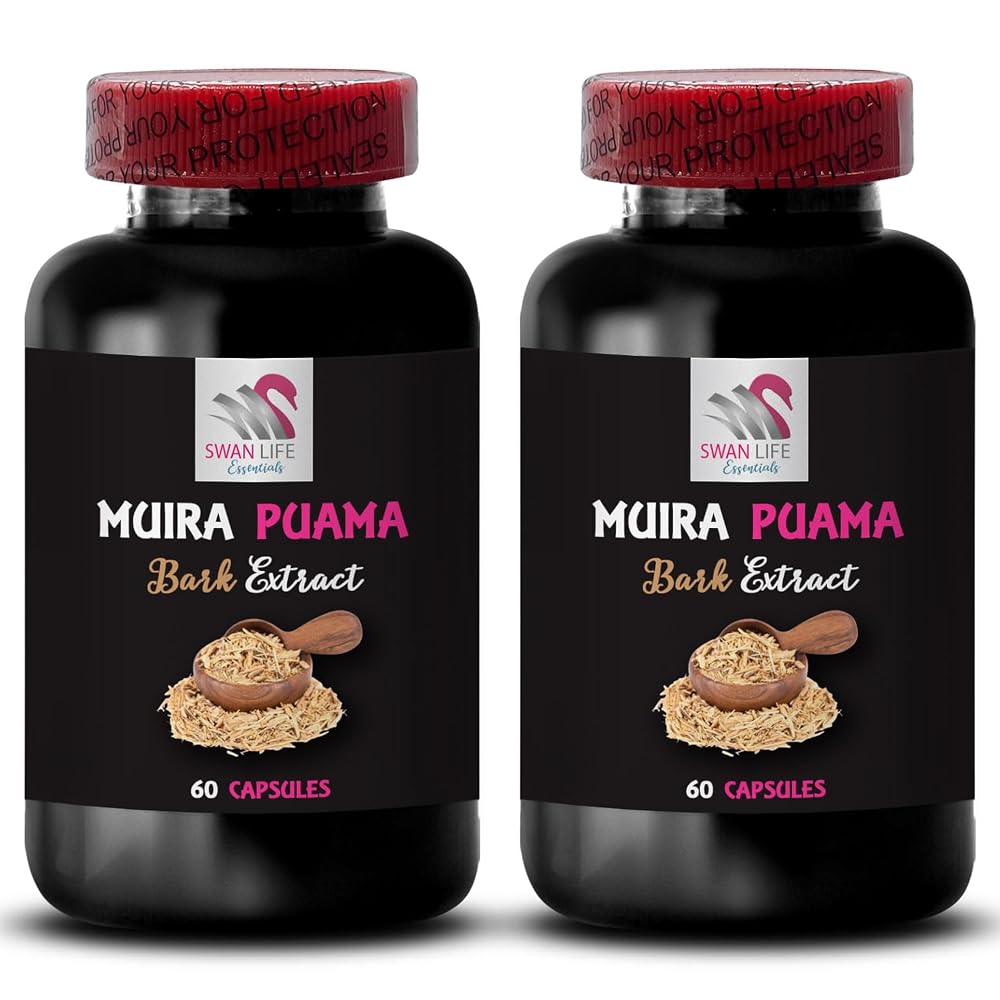 Swan Life Essentials Muira Puama Bark Extract - 120 Capsules