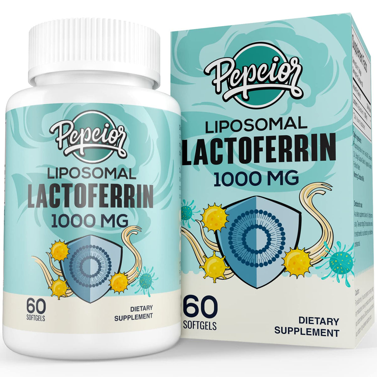 Pepeior Liposomal Lactoferrin 1000 mg Diet - Maximized Lactoferrin