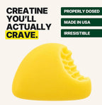 WILD GAINZ Creatine Monohydrate Gummies - Made in USA - 5g Pre