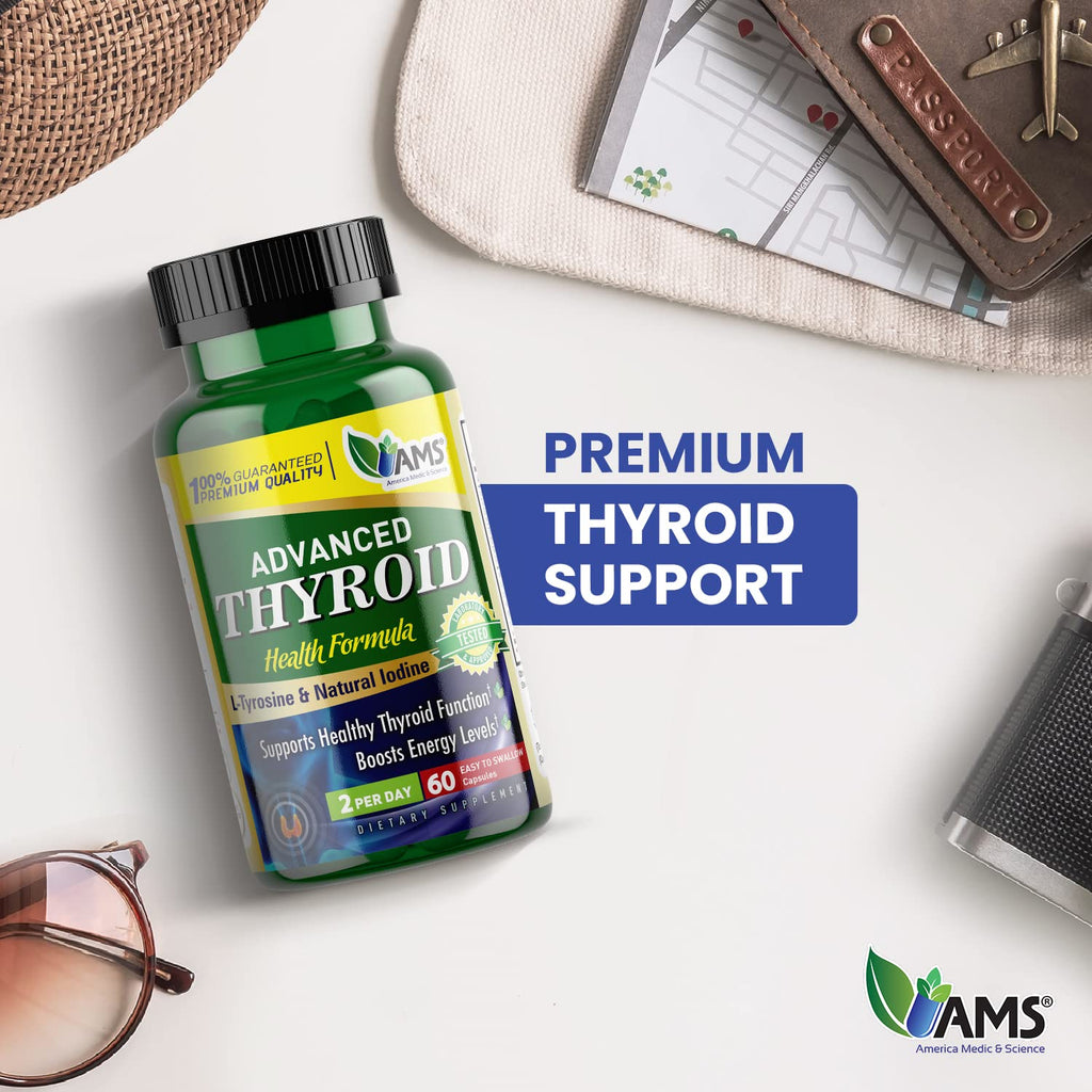 America Medic & Science Advanced Thyroid Support - 60 Capsules - image 3