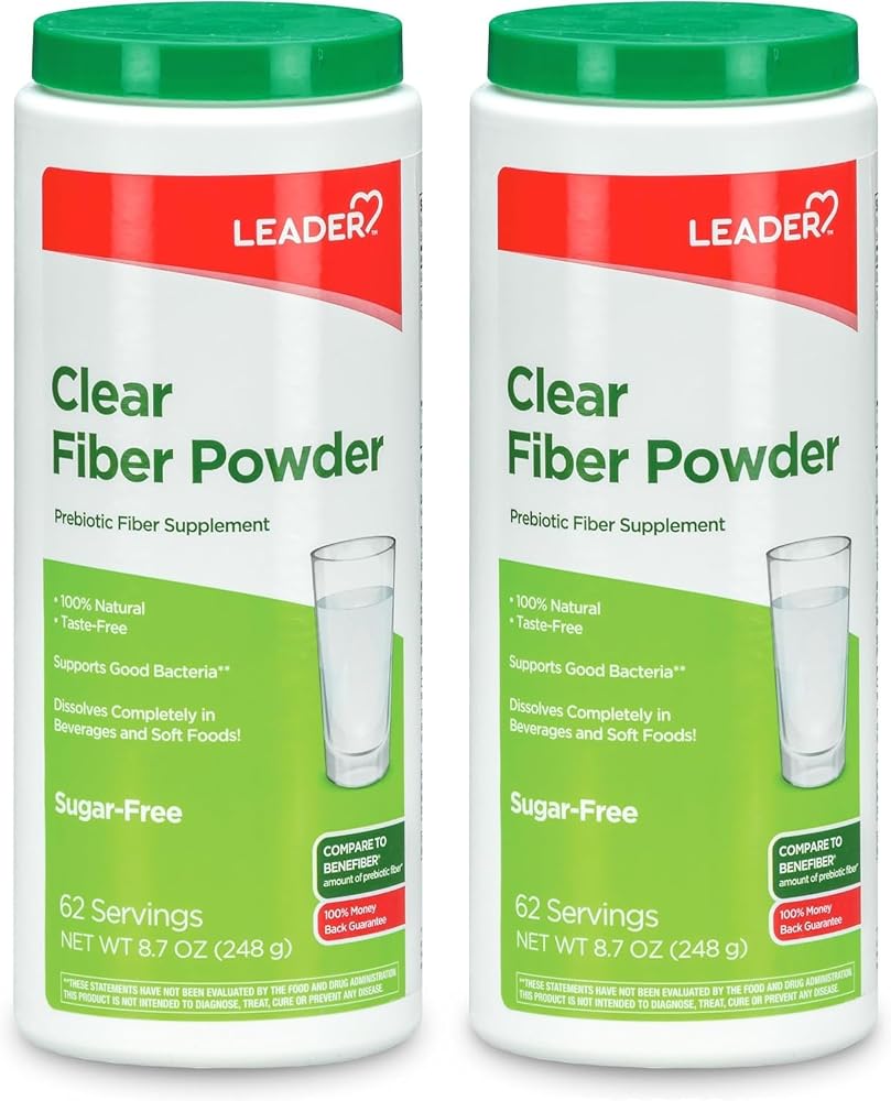 Leader Prebiotic Fiber Supplement Powder for Digestive Health - image 4