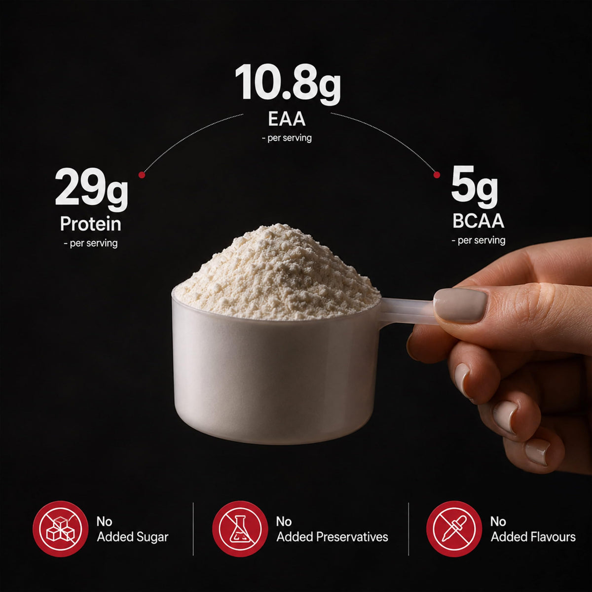 Asitis Nutrition Pea Protein Isolate Powder - 1000g - image 6