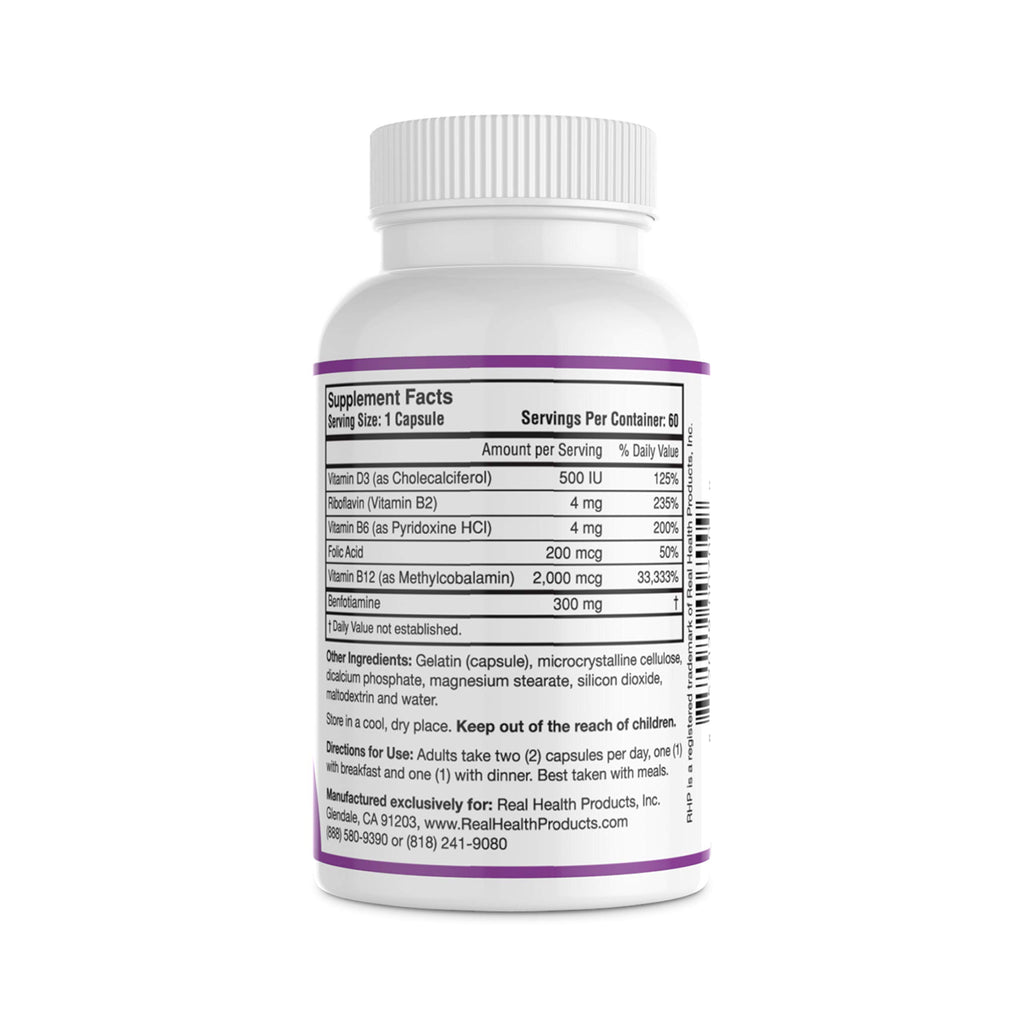 RHP Nerve Support Formula Advanced B Complex - 120 Capsules - image 9
