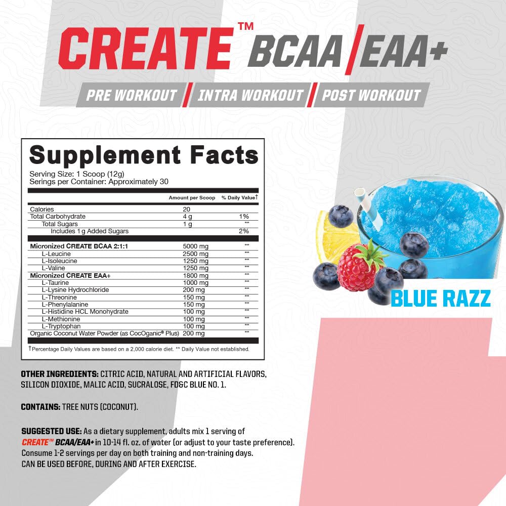 Undefined Nutrition Create BCAA/EAA+ by Brian Shaw -Muscle Recovery