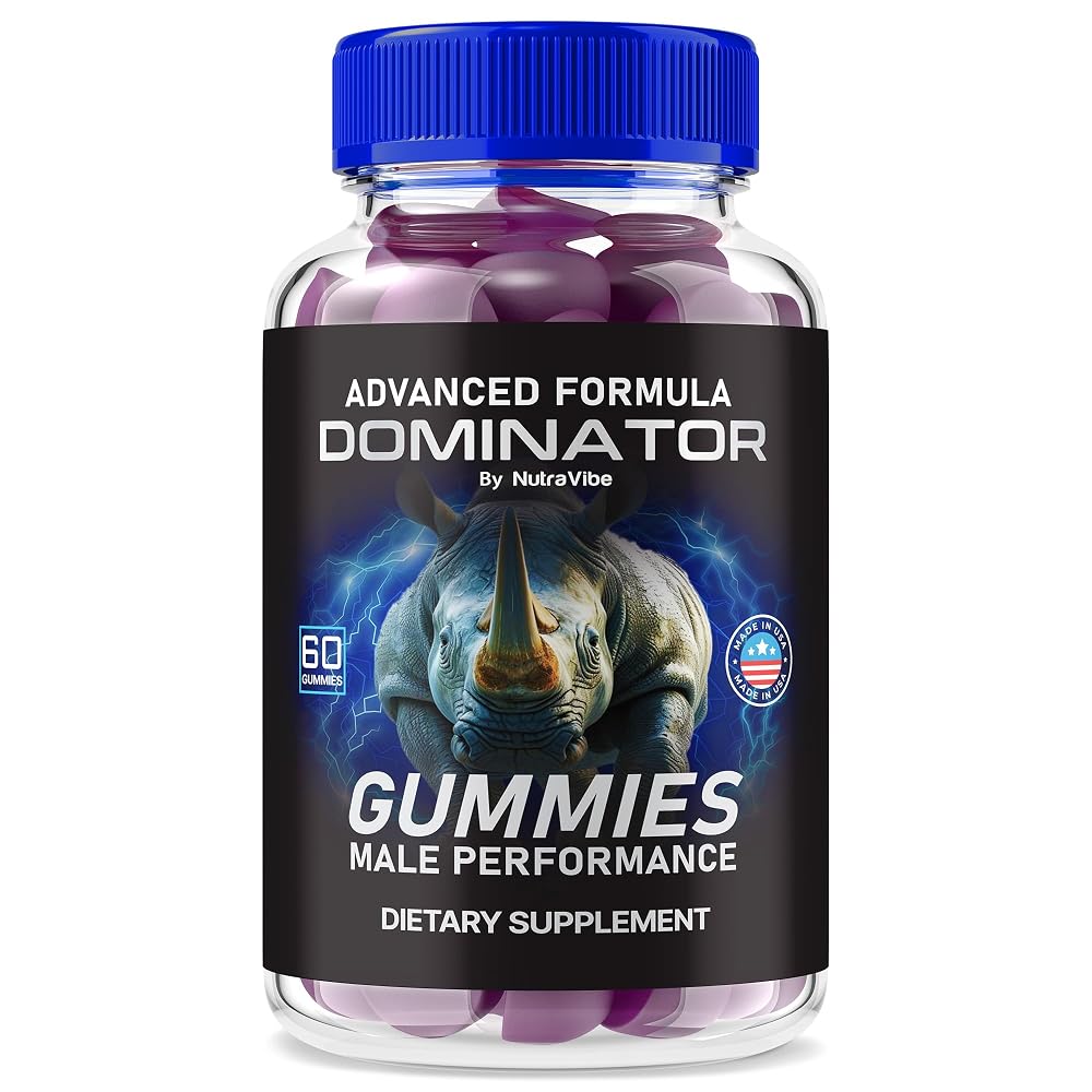 NutraRize Dominator Gummies for Men - 60 Gummies