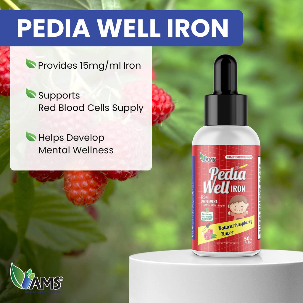 America Medic & Science PediaWell Iron Liquid Drops - 50 mL - image 2