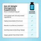 HUM Counter Cravings Chromium & L-Theanine Appetite Support - 60 Capsules - image 7