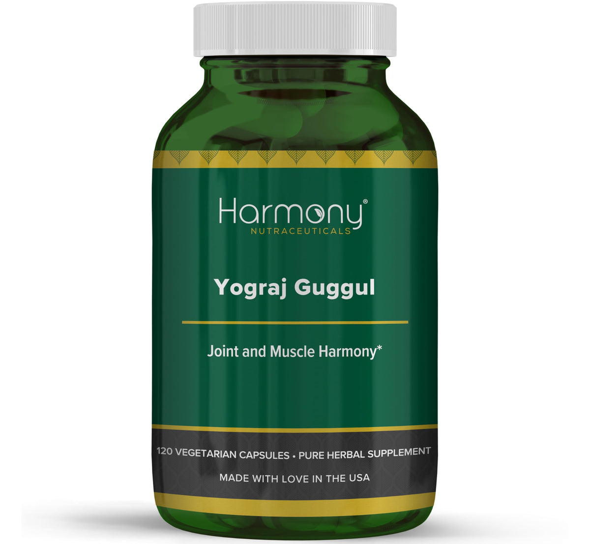 Harmony Nutraceuticals Yogaraj Guggulu Ayurvedic Herbs - 120 Capsules