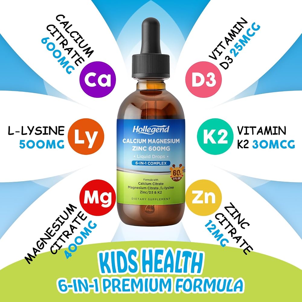 HOLLEGEND Liquid Calcium Citrate Drops
